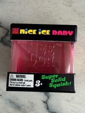 Pink TikTok viral Nice Ice Baby Squishy Toy - Pink
